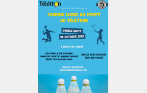 Tournoi LOISIR au profit du Telethon