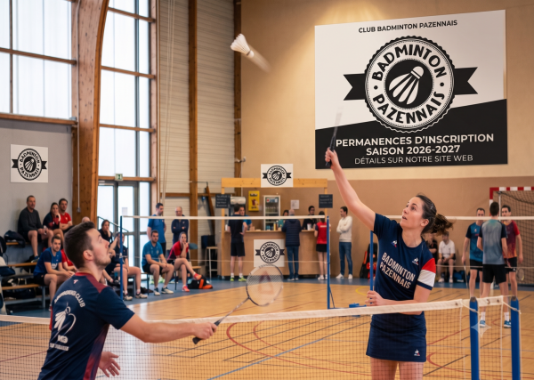 🏸 Rejoins le Badminton Pazennais : Infos & Permanences d'Inscription