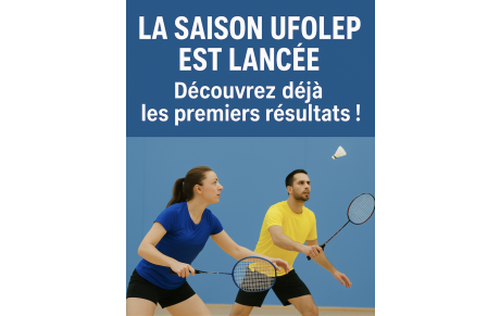 Nouvelle saison UFOLEP : notre club est de retour sur les terrains !